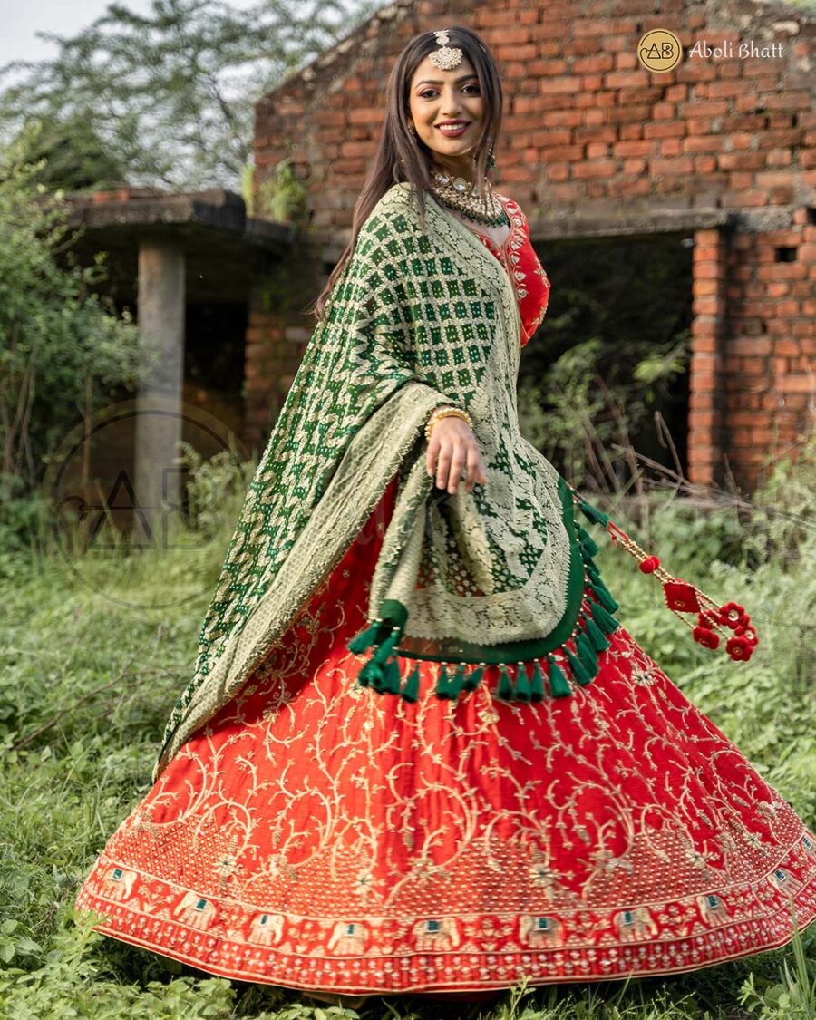 Buy Green Raw Silk Embroidered Zardozi Applique Bridal Lehenga Set For  Women by Angad Singh Online at Aza Fashions.