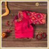 Strawberry pink Color Designer Blouse - Image 2
