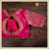 Bottle Pink Color Designer Blouse - Image 2