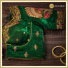 Dark Green Color Designer Blouse - Image 4