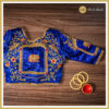 Royal Blue Color Designer Blouse - Image 2