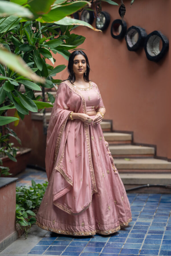 Pink Lehenga Choli