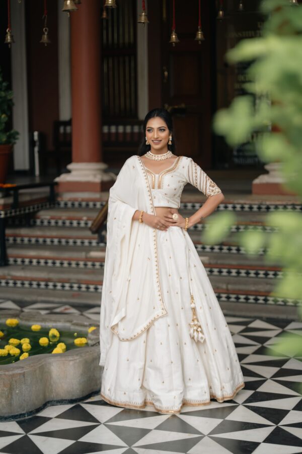 White Lehenga Choli